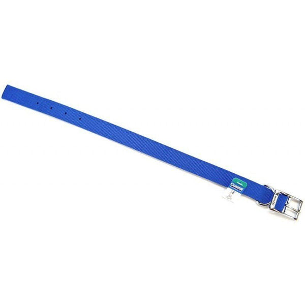 Coastal Pet Double Nylon Collar - Blue, 18" Long x 1" Wide-Dog-Coastal Pet Products-PetPhenom