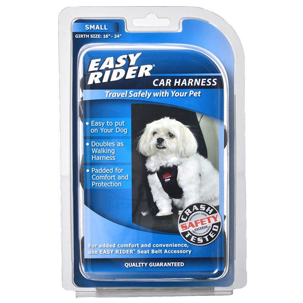 Coastal Pet Easy Rider Car Harness - Black, Small (Girth Size 16"-24")-Dog-Coastal Pet Products-PetPhenom