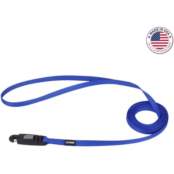 Coastal Pet Lil Pals Dog Leash with E-Z Snap Blue, 6 feet x 3/8""W-Dog-Coastal Pet-PetPhenom