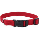 Coastal Pet New Earth Soy Adjustable Dog Collar Cranberry, 12-18"L x 3/4"W-Dog-Coastal Pet-PetPhenom