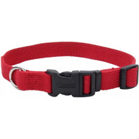 Coastal Pet New Earth Soy Adjustable Dog Collar Cranberry, 18-26"L x 1"W-Dog-Coastal Pet-PetPhenom