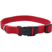 Coastal Pet New Earth Soy Adjustable Dog Collar Cranberry, 6-8''L x 3/8"W-Dog-Coastal Pet-PetPhenom