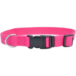 Coastal Pet New Earth Soy Adjustable Dog Collar Fuchsia, 12-18"L x 3/4"W-Dog-Coastal Pet-PetPhenom