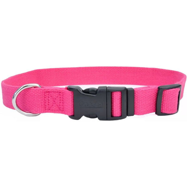 Coastal Pet New Earth Soy Adjustable Dog Collar Fuchsia, 18-26"L x 1"W-Dog-Coastal Pet-PetPhenom