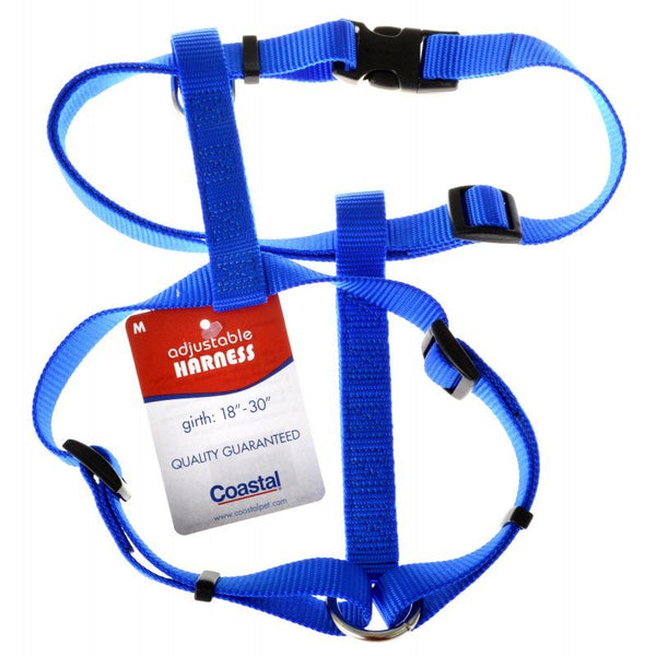 Coastal Pet Nylon Adjustable Harness - Blue, Medium (Girth Size 18"-30")-Dog-Coastal Pet Products-PetPhenom