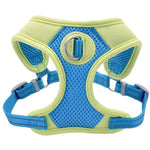 Coastal Pet Pro Reflective Mesh Dog Harness Aqua with Neon Yellow 1", Large-Dog-Coastal Pet Products-PetPhenom