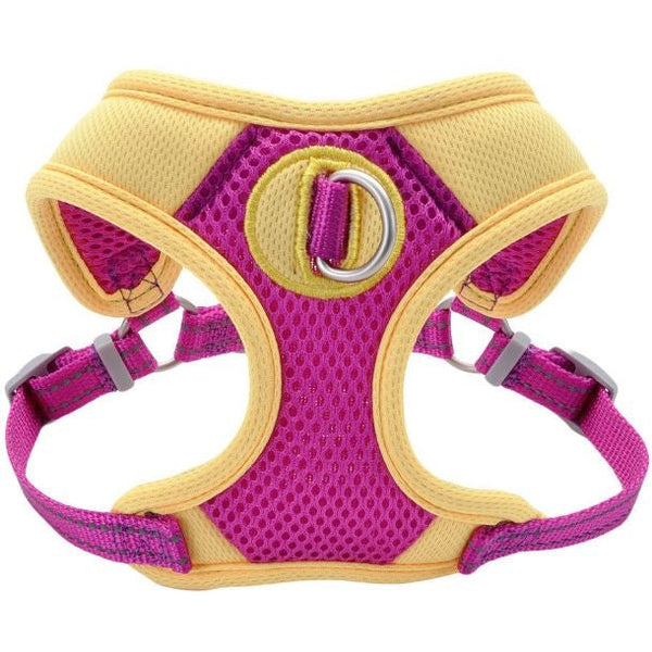 Coastal Pet Pro Reflective Mesh Dog Harness Purple with Yellow 5/8", Small-Dog-Coastal Pet Products-PetPhenom