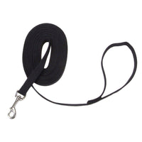 Coastal Pet Products Train Right Cotton Web Training Leash 30ft Black 5/8" x 30ft-Dog-Coastal Pet Products-PetPhenom