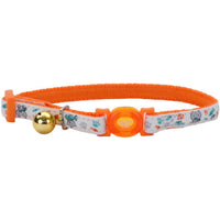 Coastal Pet Safe Cat Glow in the Dark Adjustable Collar Orange, 12"L x 3/8"W-Cat-Coastal Pet Products-PetPhenom