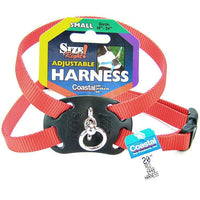 Coastal Pet Size Right Nylon Adjustable Harness - Red, Small - (Girth Size 18"-24")-Dog-Coastal Pet Products-PetPhenom