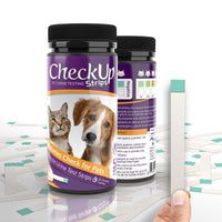 Coastline Global CheckUp Dog and Cat Urine Testing Strips for Detection of Diabetes 50 count 4" x 1.5" x 1.5"-Dog-Coastline Global-PetPhenom