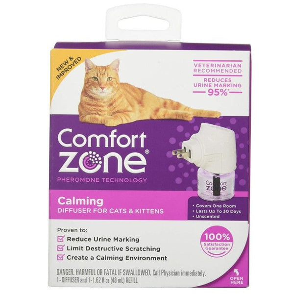 Comfort Zone Calming Diffuser Kit for Cats and Kittens, 1 count-Cat-Comfort Zone-PetPhenom