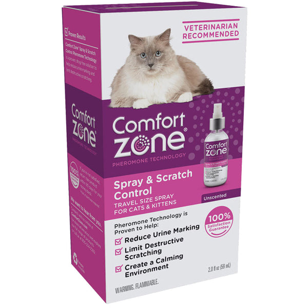 Comfort Zone Cat Calming Spray 2 ounces-Cat-Comfort Zone-PetPhenom