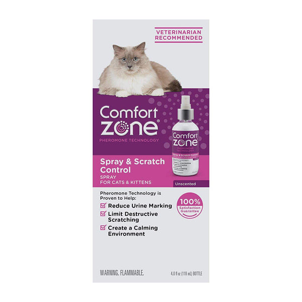 Comfort Zone Cat Calming Spray 4 ounces-Cat-Comfort Zone-PetPhenom