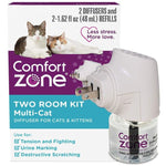 Comfort Zone Two Room Multi-Cat Diffuser Kit For Cats and Kittens, 2 count-Cat-Comfort Zone-PetPhenom