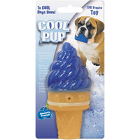 Cool Pup IceCream Cone Toy  - Mini 4-1/2" - Blue