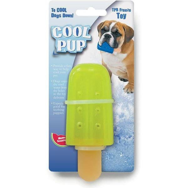 Cool Pup Popsicle Toy  - Mini 4-1/2" - Green