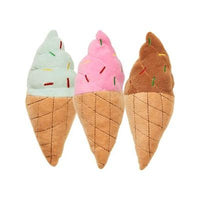 Cosmo Furbabies Ice Cream Cone Plush Toy Assorted Colots, 1 count-Dog-Cosmo Furbabies-PetPhenom