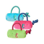 Cosmo Furbabies Purse Plush Rope Toy Assorted Colors, 1 count-Dog-Cosmo Furbabies-PetPhenom