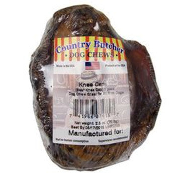 Country Butcher - Knee Cap Beef Bone Dog Ch - Case of 15 - 2.5 OZ-Dog-Country Butcher-PetPhenom