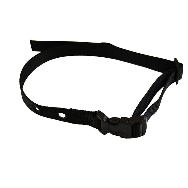 Custom Collars Adjustable Quick Release Nylon Replacement Collar Strap Black 24" x 0.75" x 0.1"-Dog-Custom Collars-PetPhenom