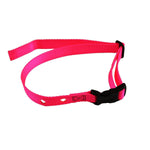Custom Collars Adjustable Quick Release Nylon Replacement Collar Strap Pink 24" x 0.75" x 0.1"-Dog-Custom Collars-PetPhenom