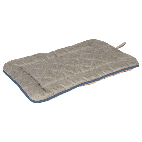 DGS Pet Products Chenille Pet Sleeper Cushion Extra Small Grey/Blue 15" x 20" x 1"