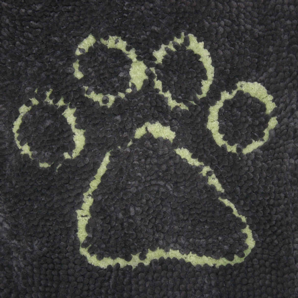 DGS Pet Products Dirty Dog Door Mat Small Cool Grey/Lime Green 23" x 16" x 2"-Dog-DGS Pet Products-PetPhenom