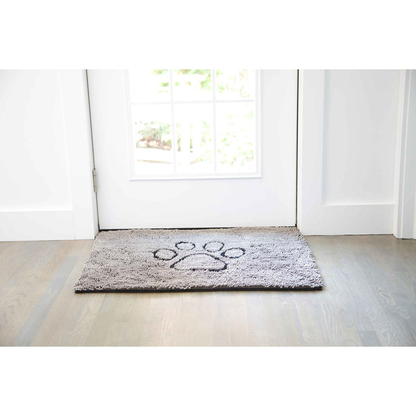 DGS Pet Products Dirty Dog Door Mat Small Grey 23" x 16" x 2"-Dog-DGS Pet Products-PetPhenom