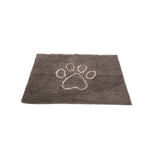 DGS Pet Products Dirty Dog Door Mat Small Misty Grey 23" x 16" x 2"-Dog-DGS Pet Products-PetPhenom