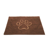 DGS Pet Products Dirty Dog Door Mat Small Mocha Brown 23" x 16" x 2"-Dog-DGS Pet Products-PetPhenom