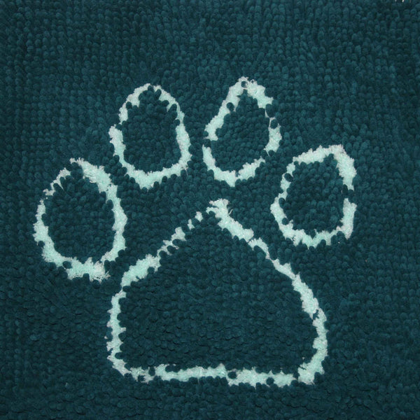 DGS Pet Products Dirty Dog Door Mat Small Petrol/Turquoise 23" x 16" x 2"-Dog-DGS Pet Products-PetPhenom