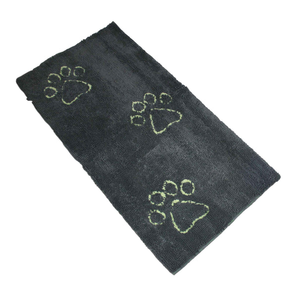 DGS Pet Products Dirty Dog Doormat Runner Cool Grey/Lime Green 60" x 30" x 2"