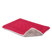 DGS Pet Products Pet Cotton Canvas Sleeper Cushion Extra Extra Large Berry 30" x 48" x 1"-Dog-DGS Pet Products-PetPhenom