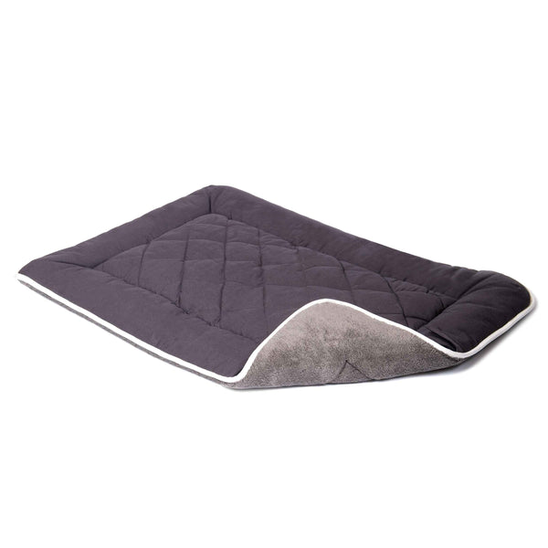 DGS Pet Products Pet Cotton Canvas Sleeper Cushion Medium Pebble Grey 21" x 30" x 1"-Dog-DGS Pet Products-PetPhenom