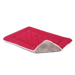 DGS Pet Products Pet Cotton Canvas Sleeper Cushion Small Berry 19" x 24" x 1"-Dog-DGS Pet Products-PetPhenom