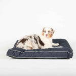 DGS Pet Products Repelz-It Upholstery Chenille Rectangle Pet Bed Extra Large Blue/Grey 42" x 53" x 4.5"