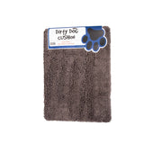 DGS Pet Products Dirty Dog Cushion Pad Extra Large Grey 28" x 42" x 2.5"-Dog-DGS Pet Products-PetPhenom