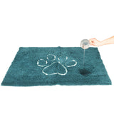 DGS Pet Products Dirty Dog Door Mat Small Petrol/Turquoise 23" x 16" x 2"-Dog-DGS Pet Products-PetPhenom