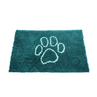 DGS Pet Products Dirty Dog Door Mat Small Petrol/Turquoise 23" x 16" x 2"-Dog-DGS Pet Products-PetPhenom