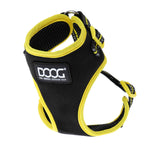 DOOG Neoflex Dog Harness Bolt Neon Medium Black/Yellow