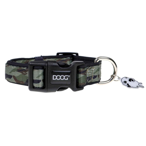 DOOG Neoprene Dog Collar Bruiser Extra Small Camo