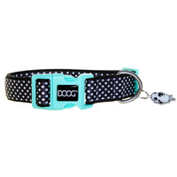 DOOG Neoprene Dog Collar Pongo Extra Small Black/White Polka Dot-Dog-DOOG-PetPhenom