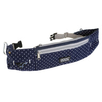 DOOG Walkie Belt Navy/White Polka Dot