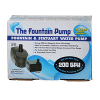 Danner Fountain Pump Magnetic Drive Submersible Pump, SP-200 (200 GPH) with 6' Cord-Fish-Danner-PetPhenom