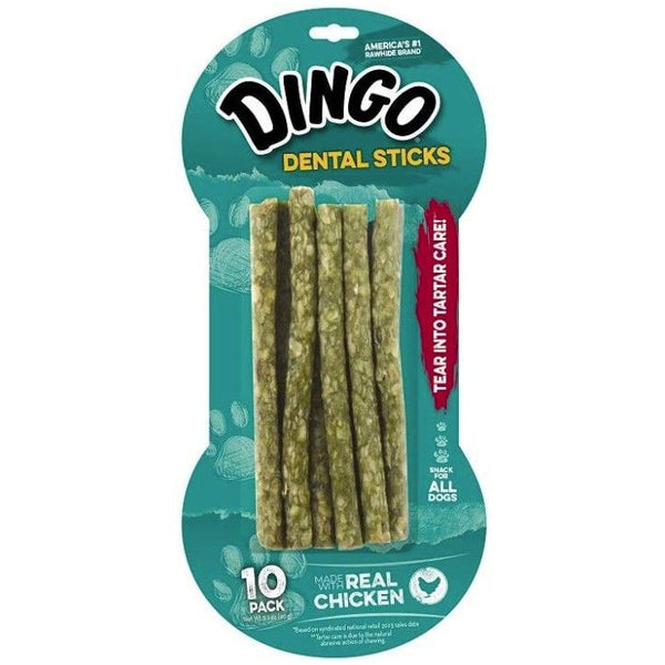 Dingo Dental Sticks for Tartar Control, 10 count-Dog-Dingo-PetPhenom