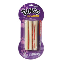 Dingo Dynostix Meat & Rawhide Chew, 5" (3 Pack)-Dog-Dingo-PetPhenom