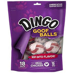Dingo Goof Balls Chicken & Rawhide Chew, 18 count-Dog-Dingo-PetPhenom