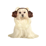Dog Leia Buns Headwear-Costumes-Rubies-M-L-PetPhenom