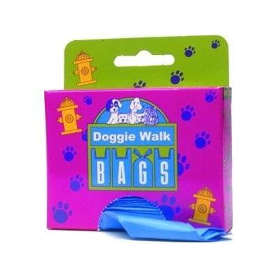 Doggie Walk Bags Classic Box Blue - Baby Powder - 25 Bags-Dog-Doggie Walk Bags-PetPhenom